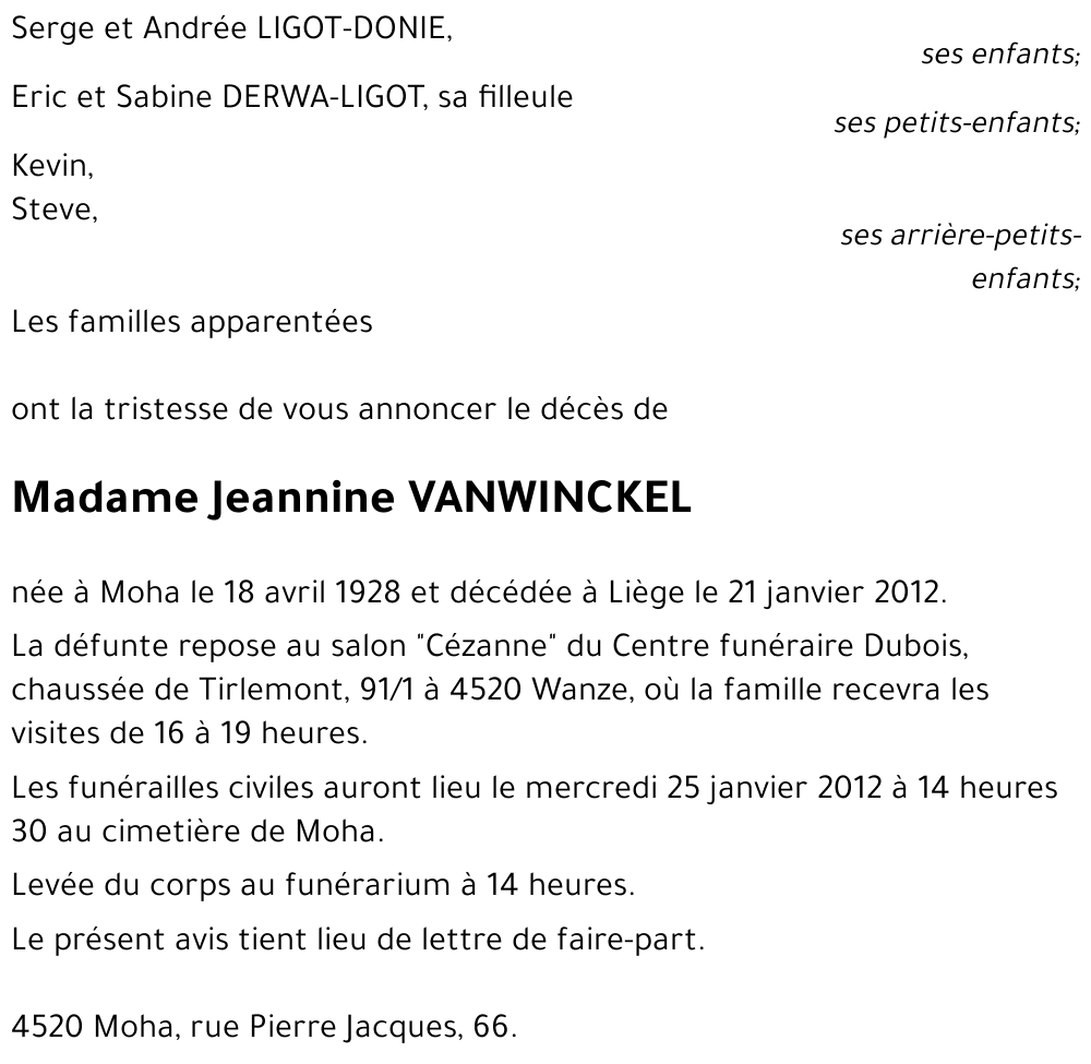 Jeannine Vanwinckel