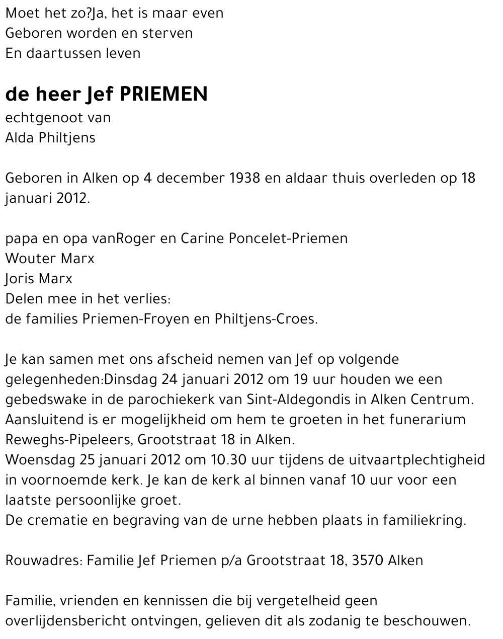Jef PRIEMEN