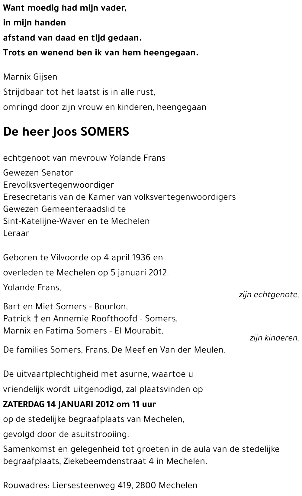 Joos SOMERS