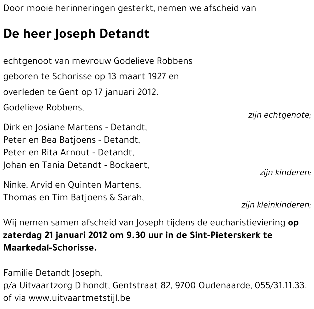 Joseph Detandt