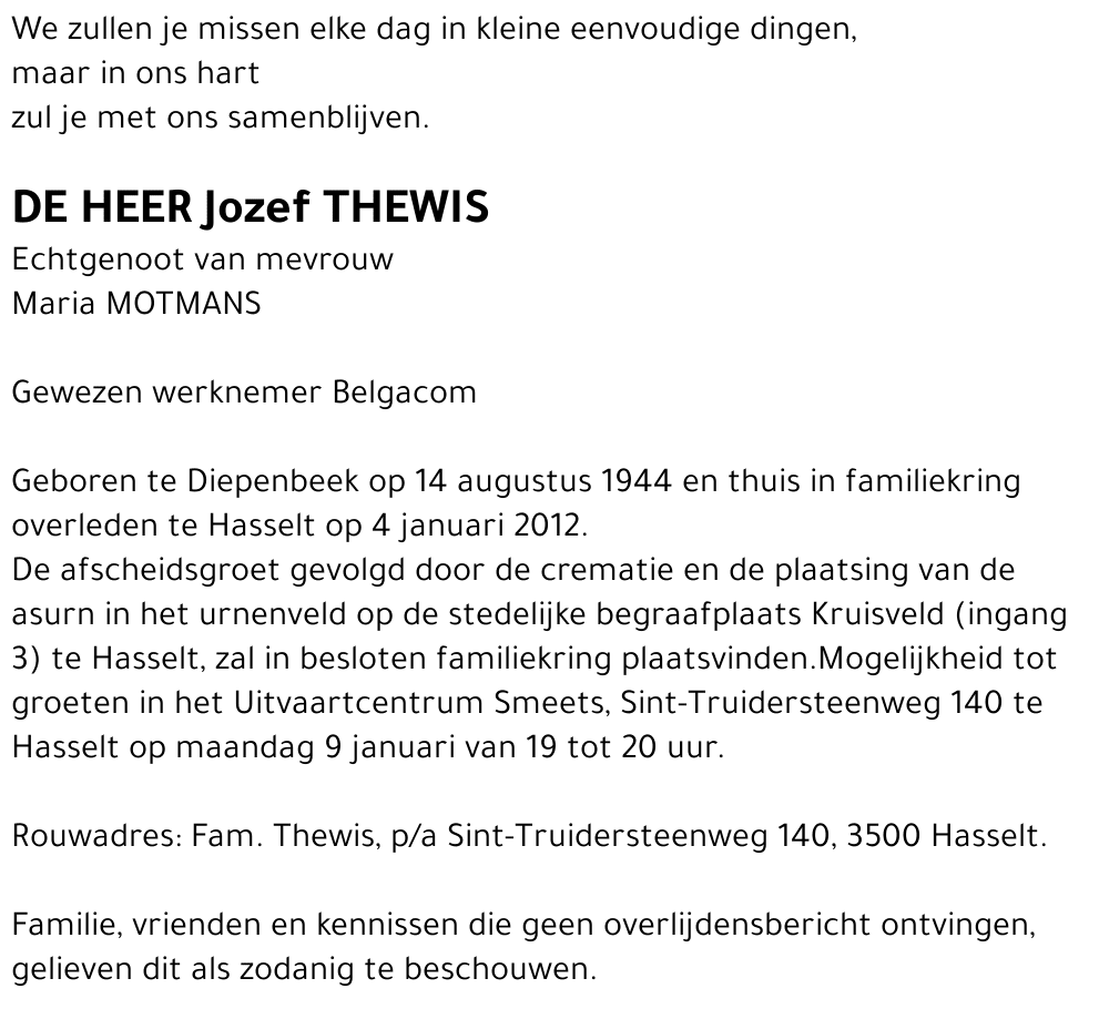 Jozef Thewis