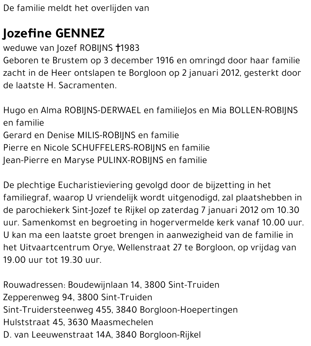 Jozefine Gennez