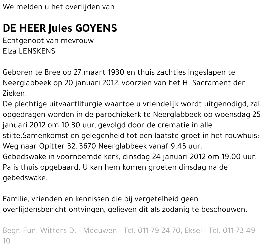 Jules GOYENS