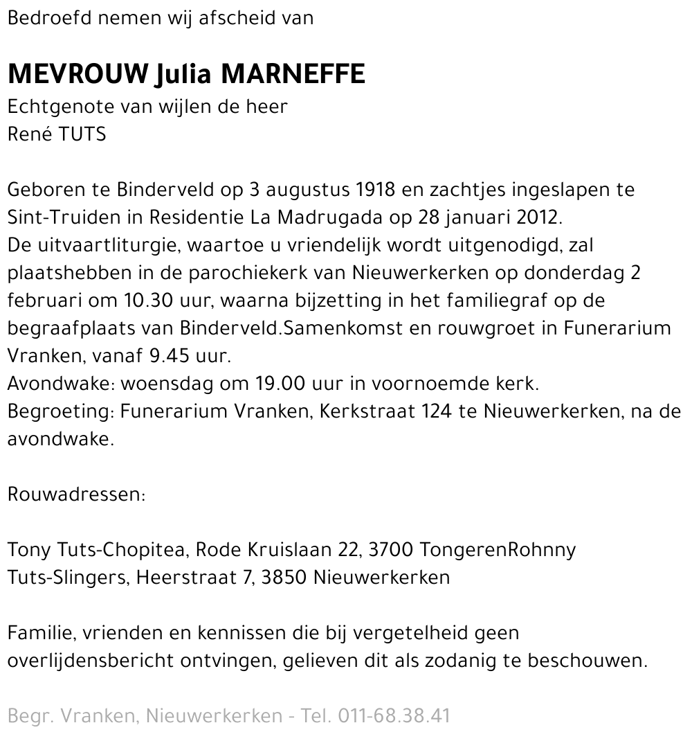 Julia Marneffe