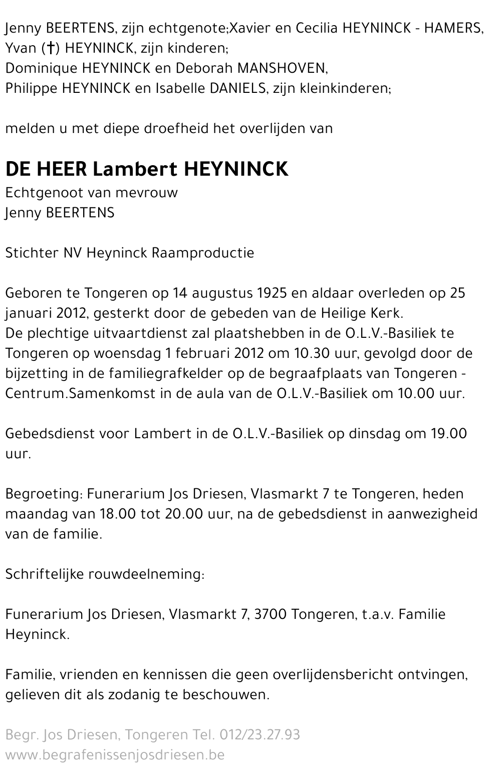 Lambert Heyninck