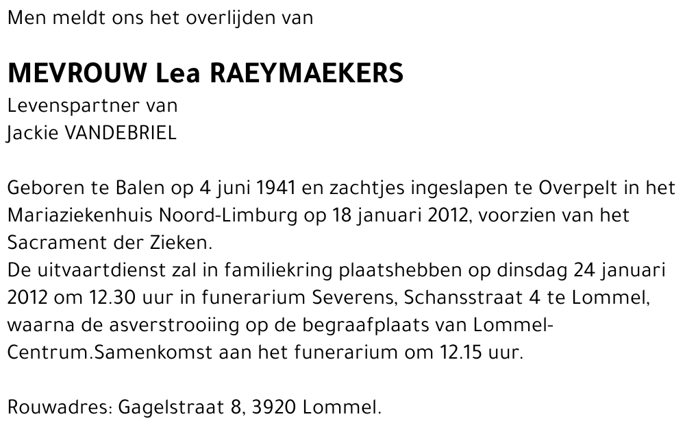 Lea Raeymaekers
