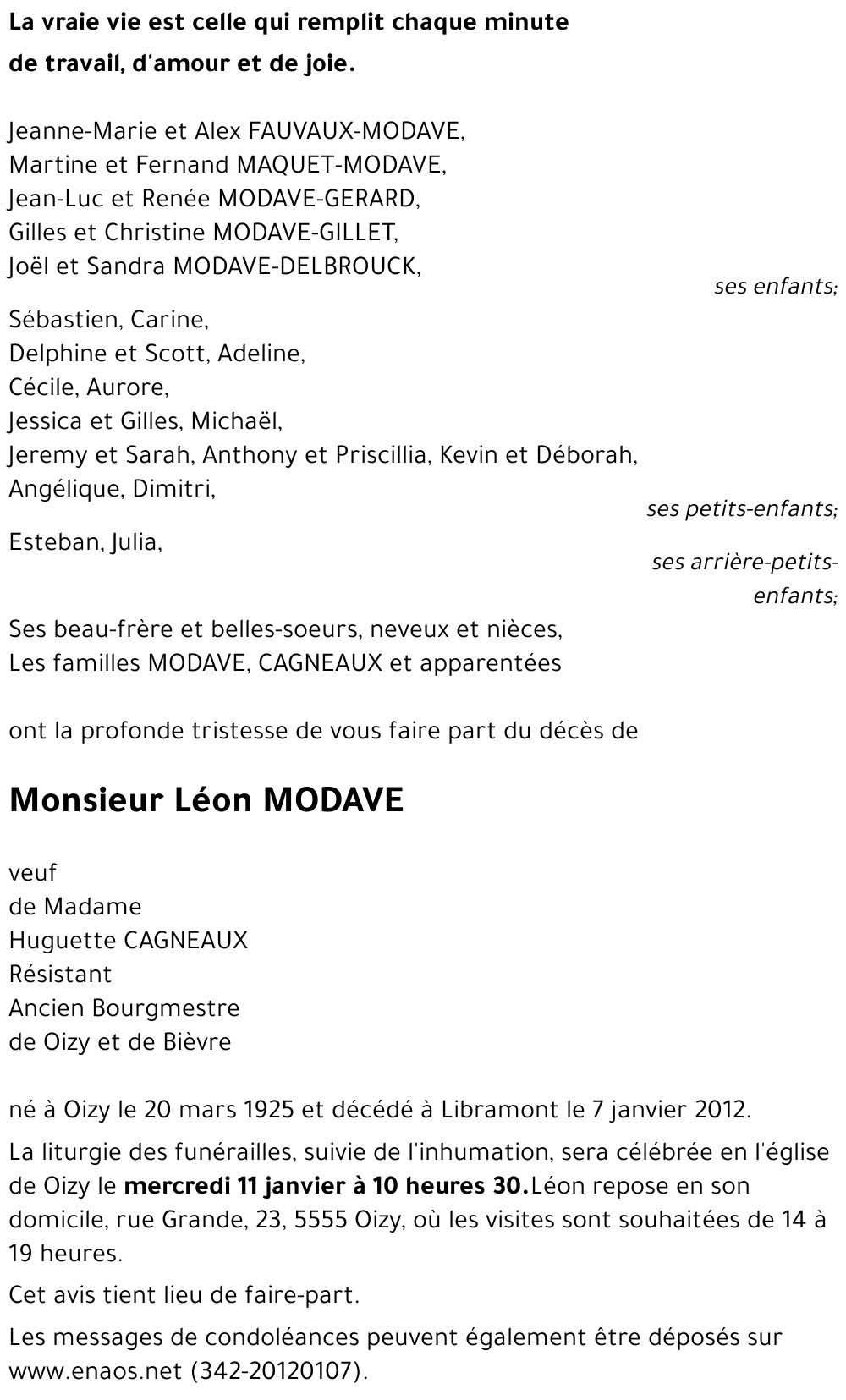 Léon MODAVE