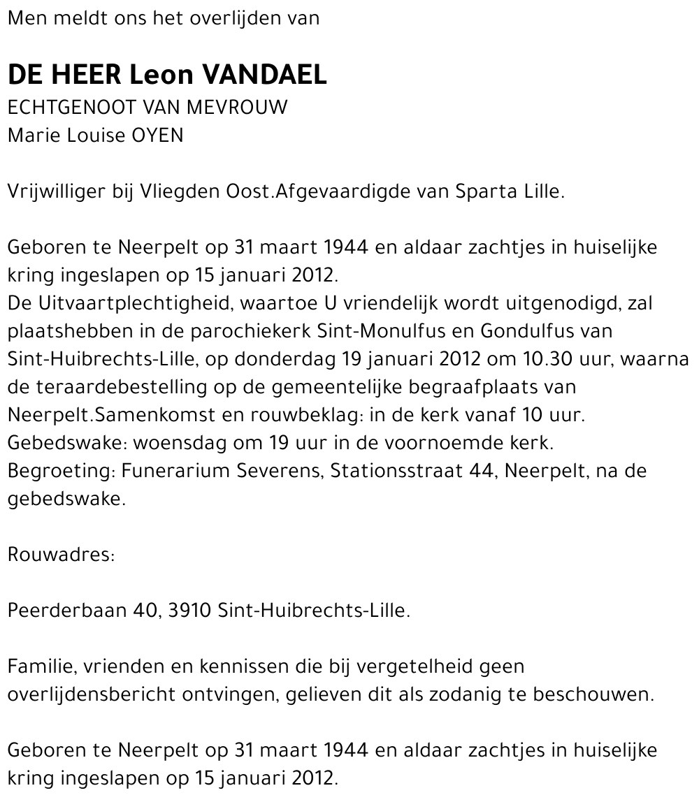 Leon Vandael