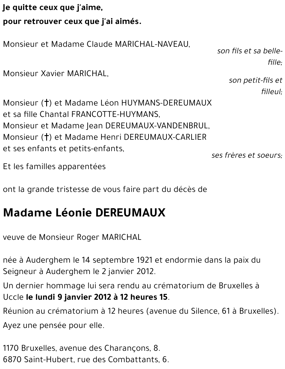 Léonie DEREUMAUX