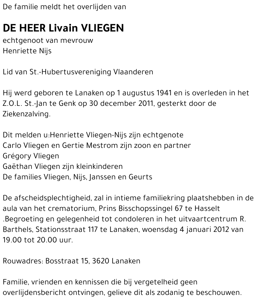 Livain Vliegen