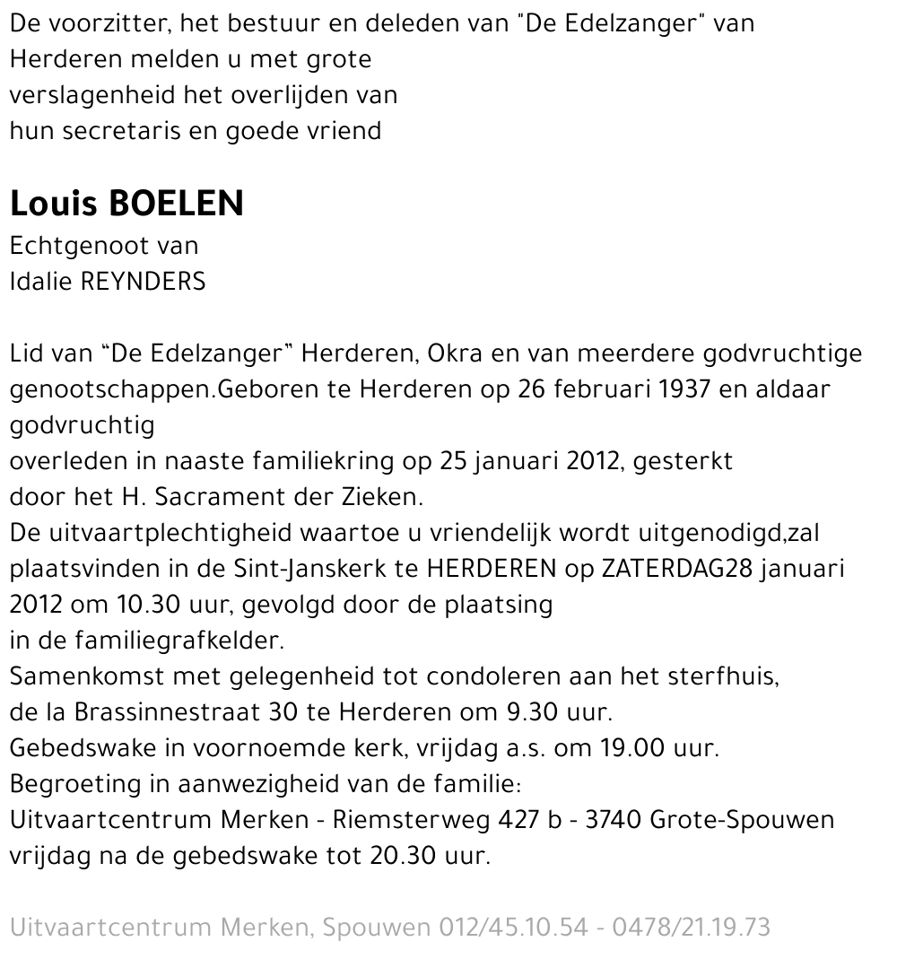 Louis BOELEN