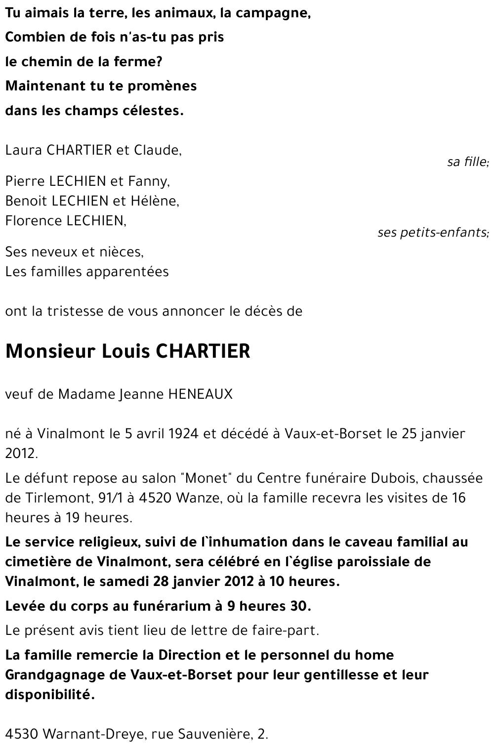 Louis CHARTIER