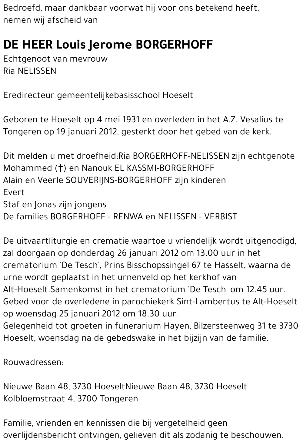 Louis Jerome Borgerhoff