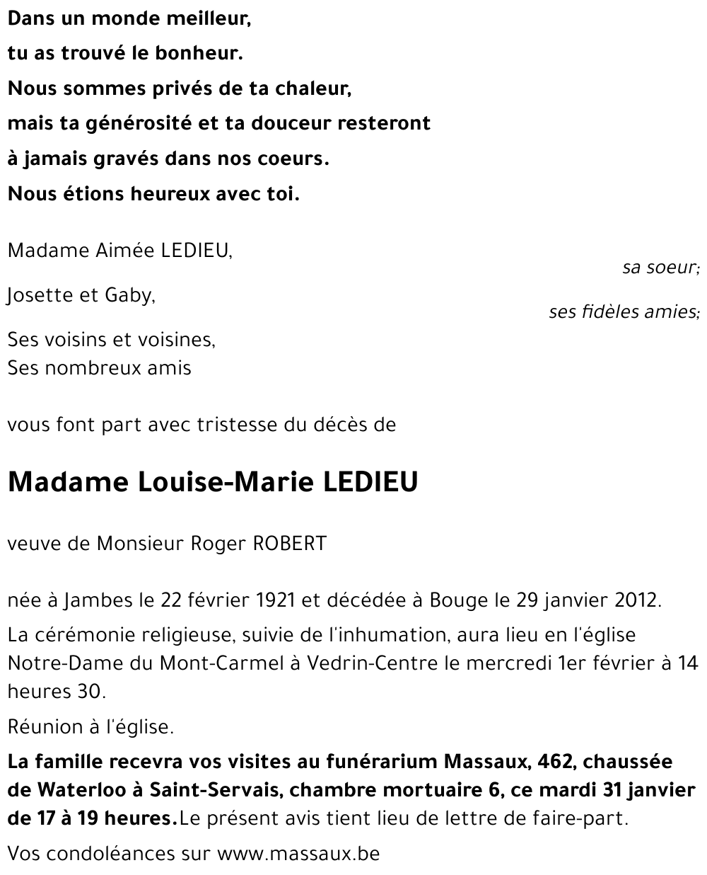 Louise-Marie LEDIEU