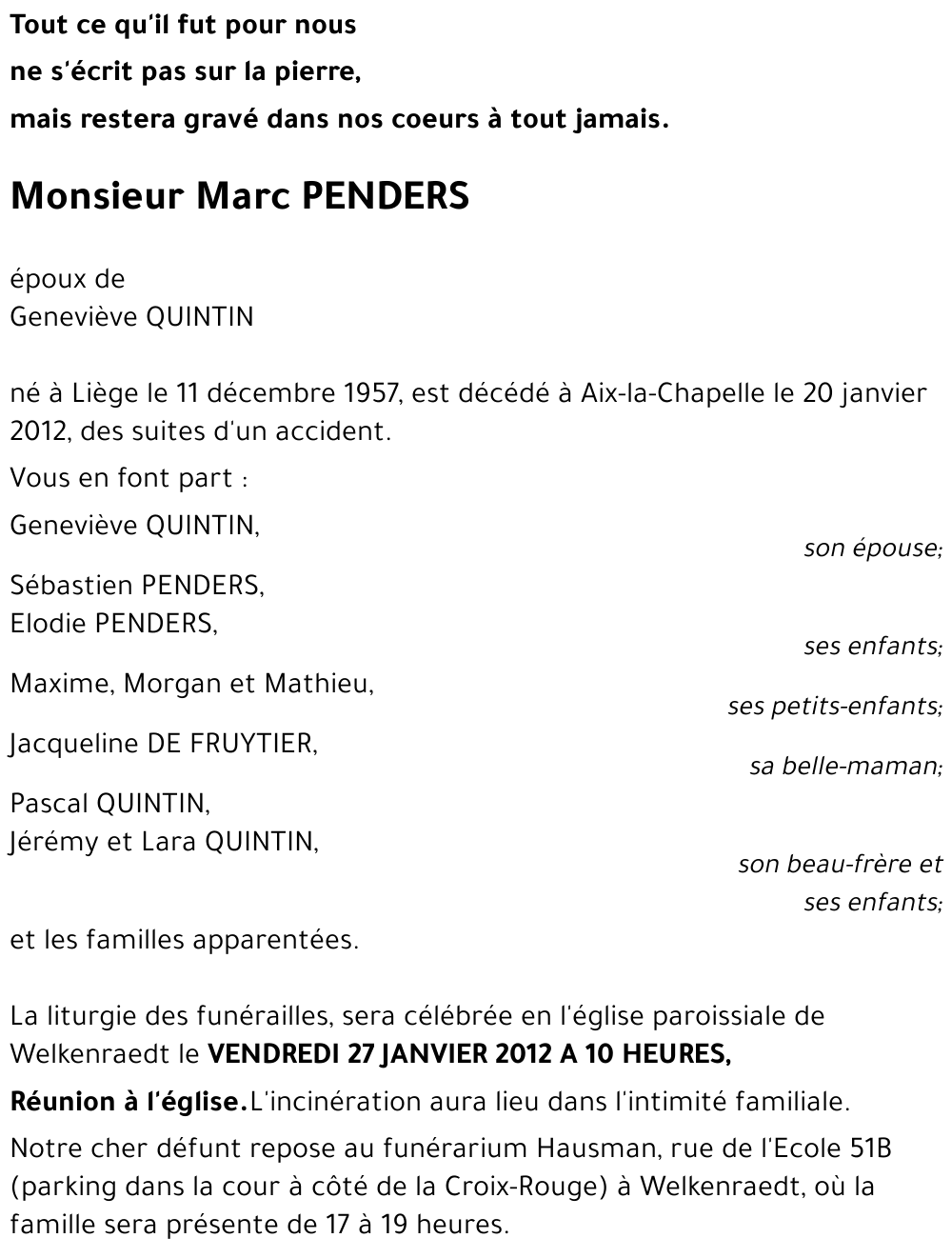 Marc PENDERS