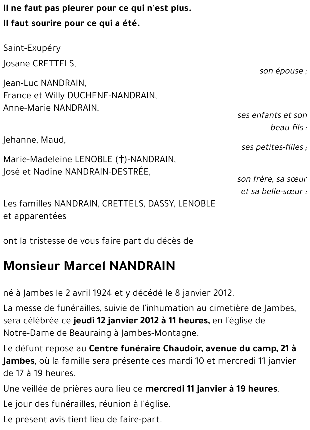 Marcel NANDRAIN