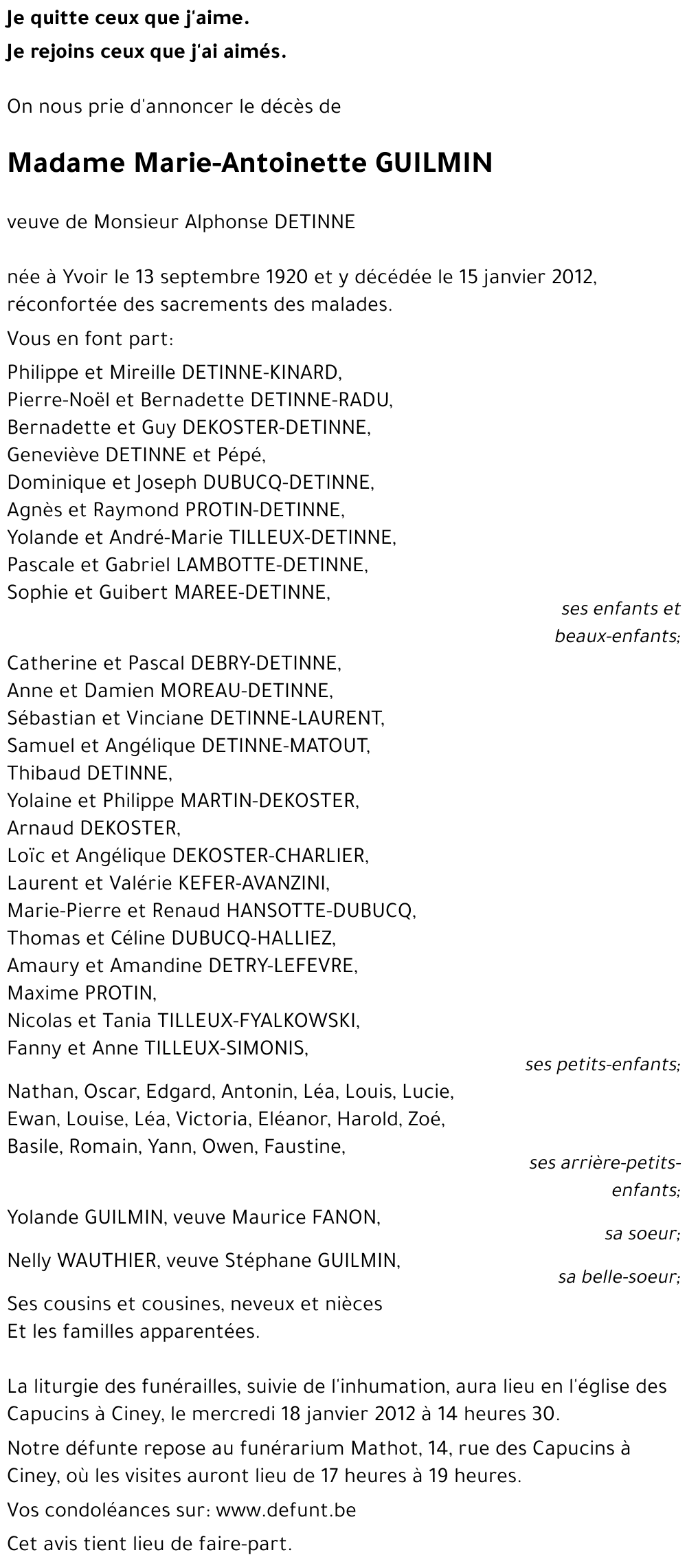 Marie-Antoinette GUILMIN