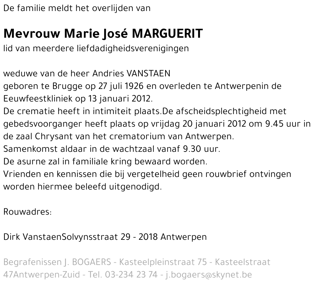 Marie José Marguerit