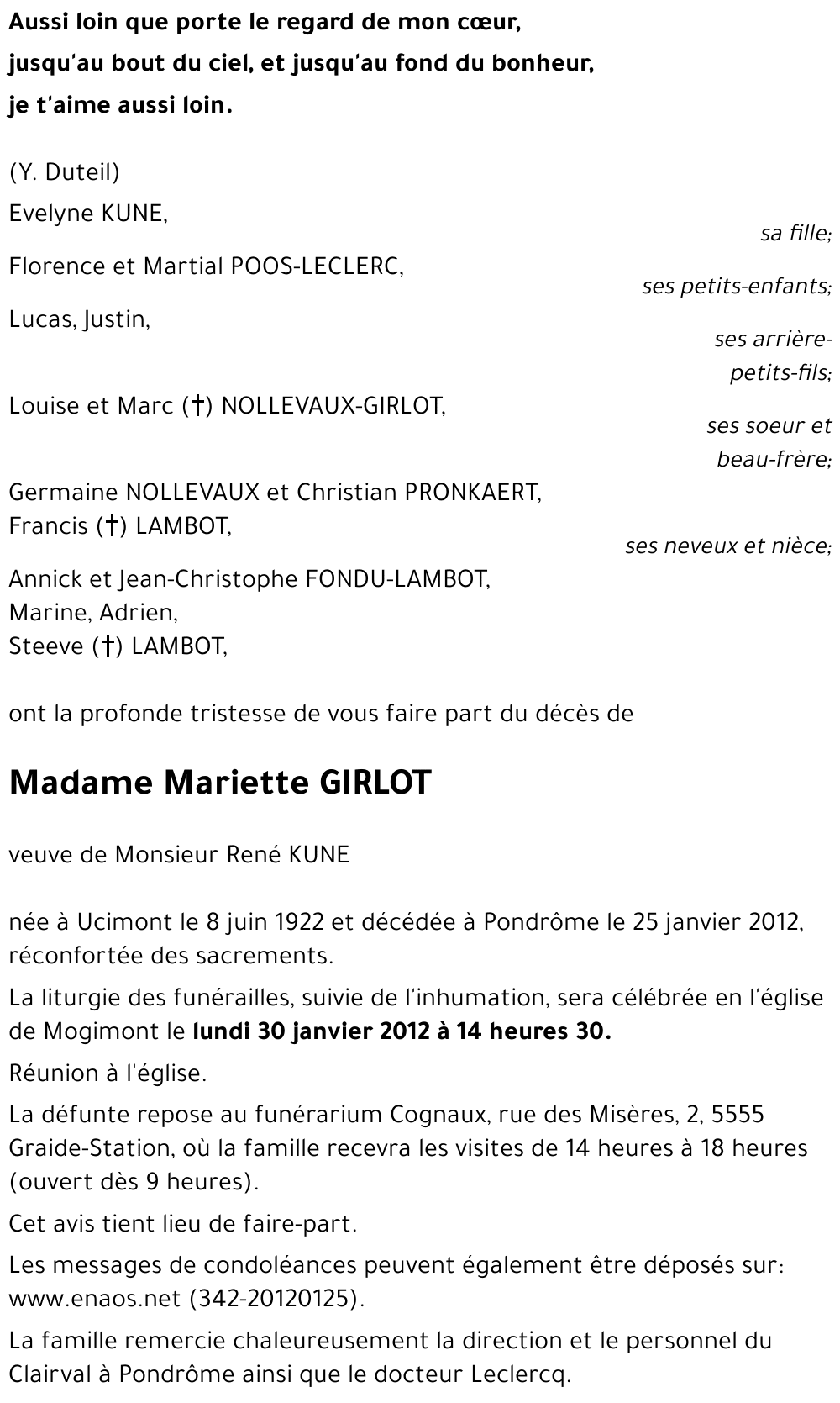 Mariette GIRLOT