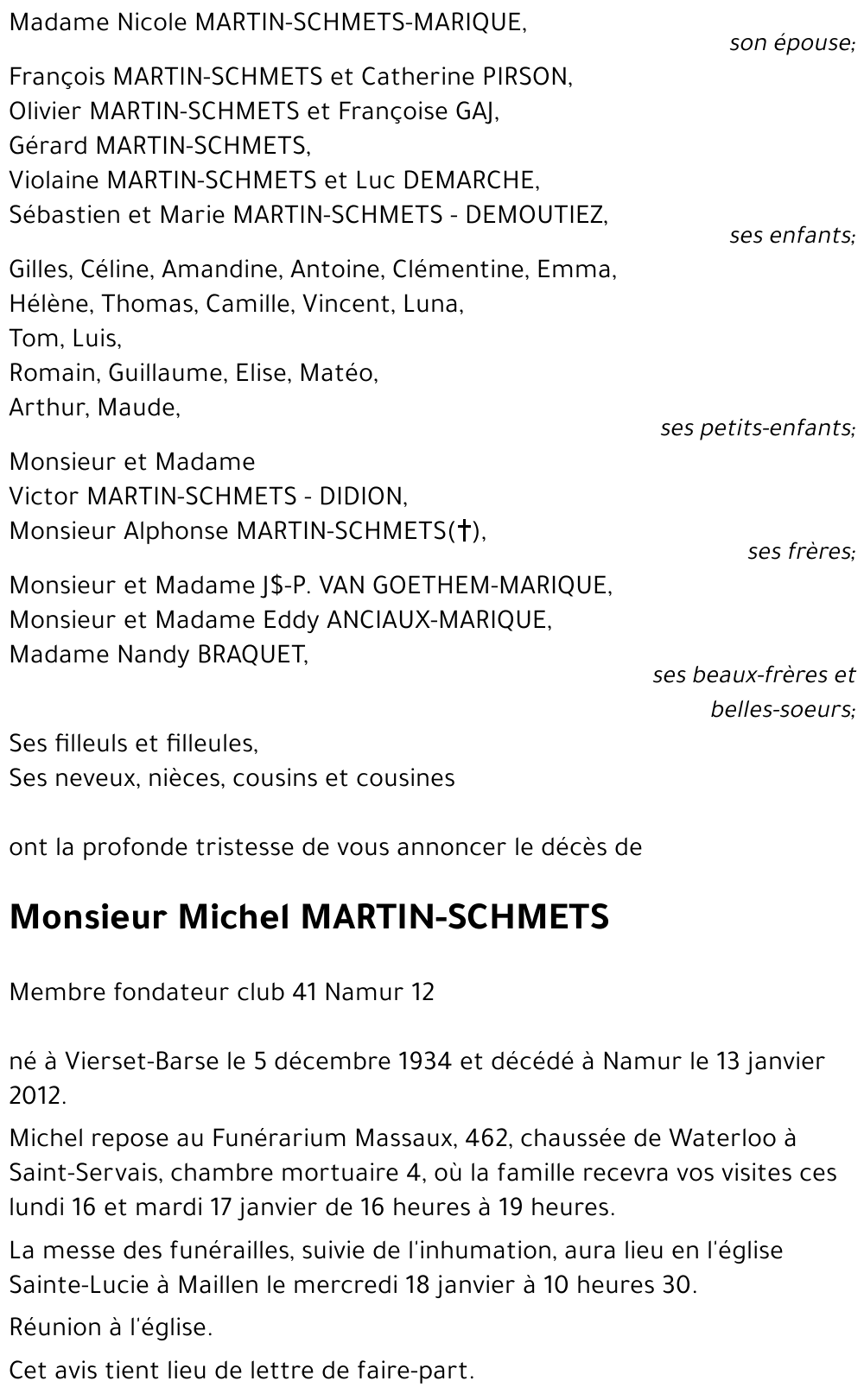 Michel MARTIN-SCHMETS