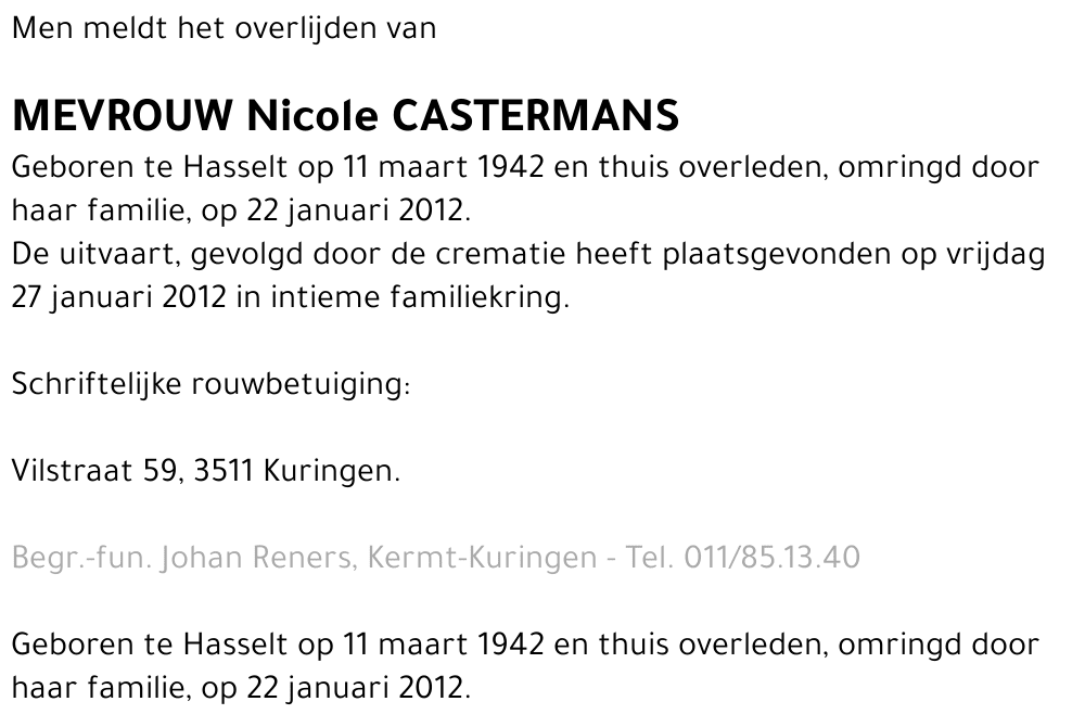 Nicole Castermans