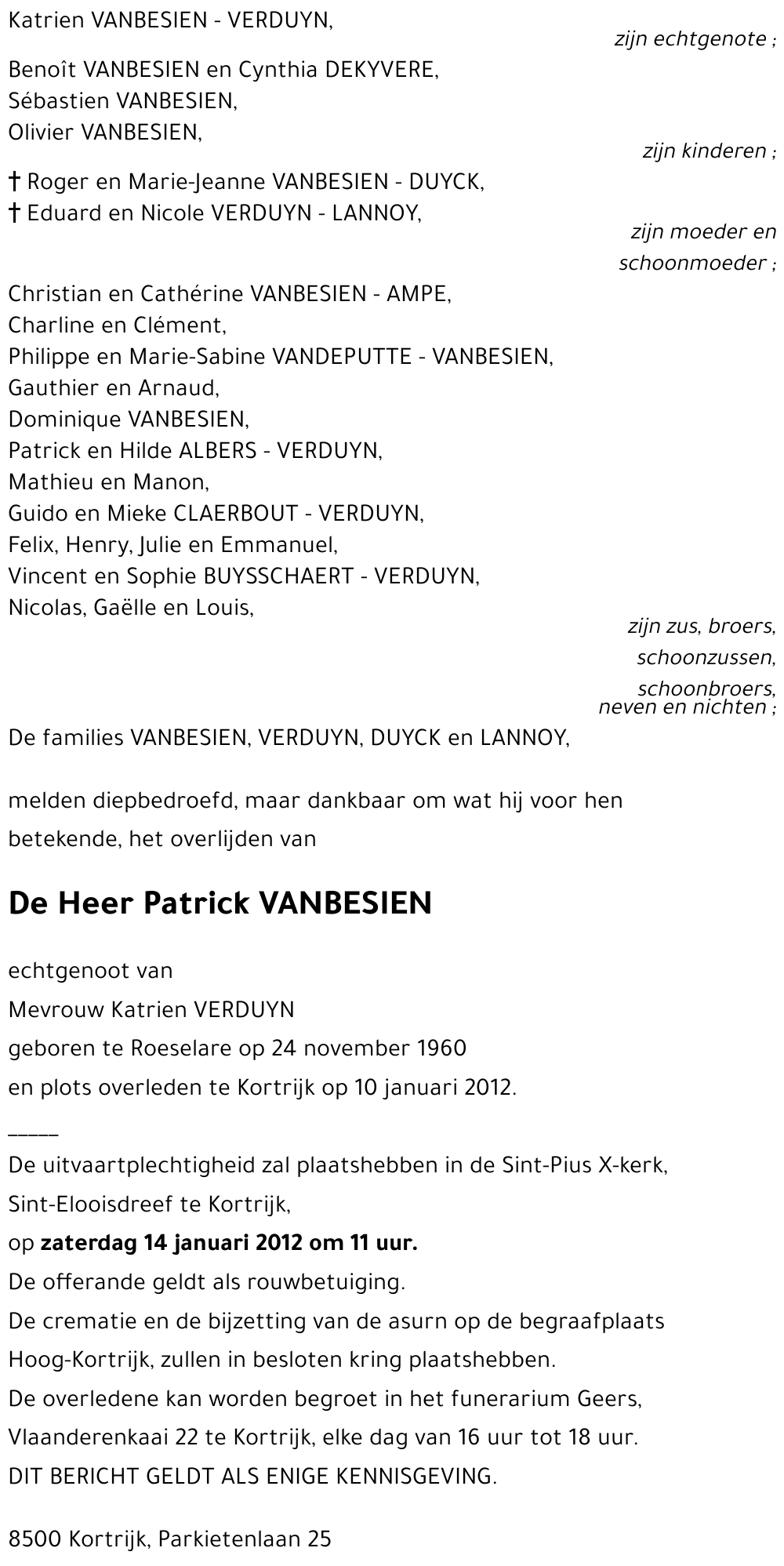 Patrick VANBESIEN