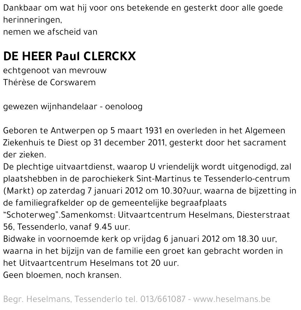Paul Clerckx