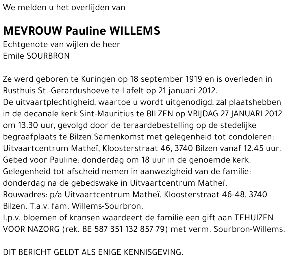 Pauline WILLEMS