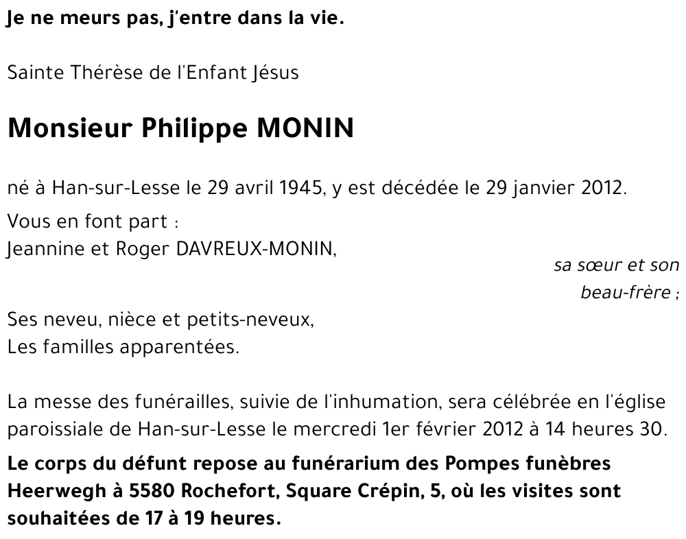 Philippe MONIN