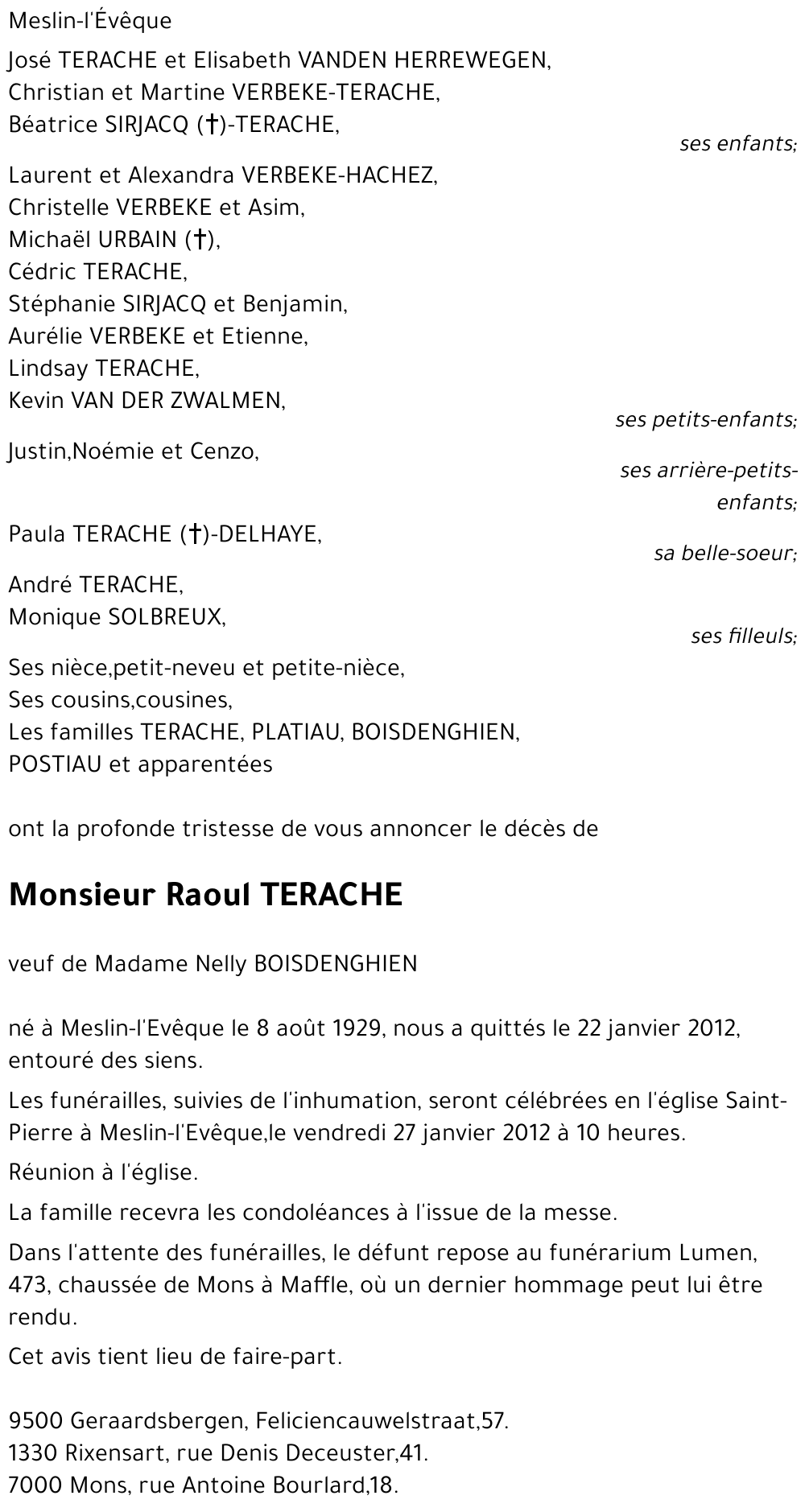 Raoul TERACHE