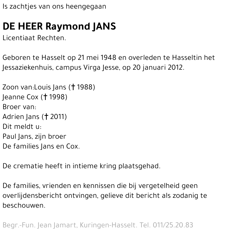 Raymond Jans
