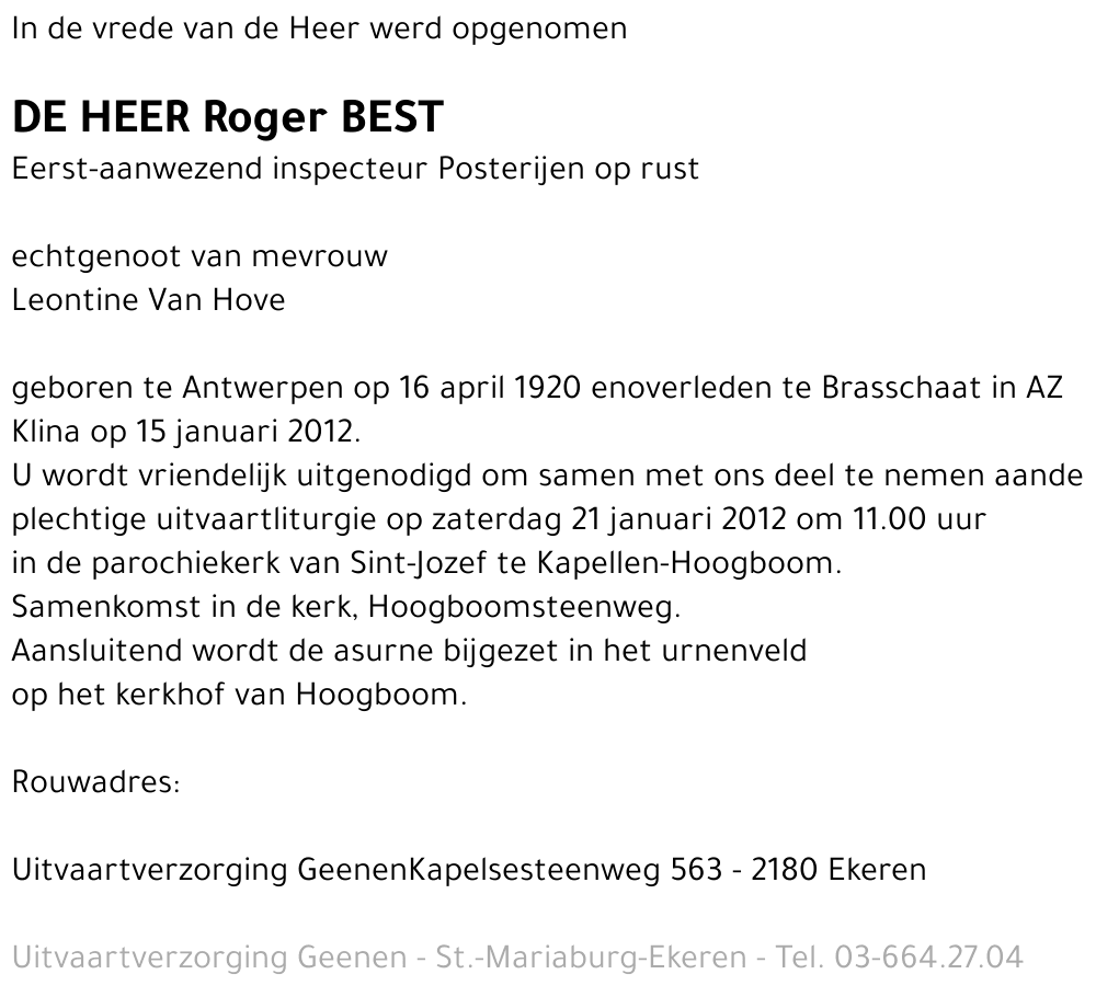 Roger Best