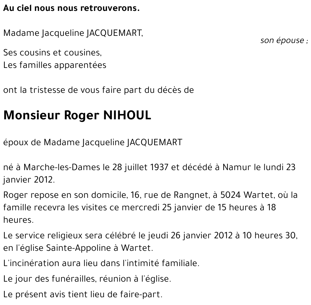 Roger NIHOUL
