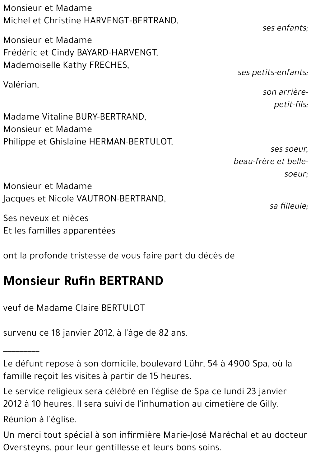 Rufin BERTRAND