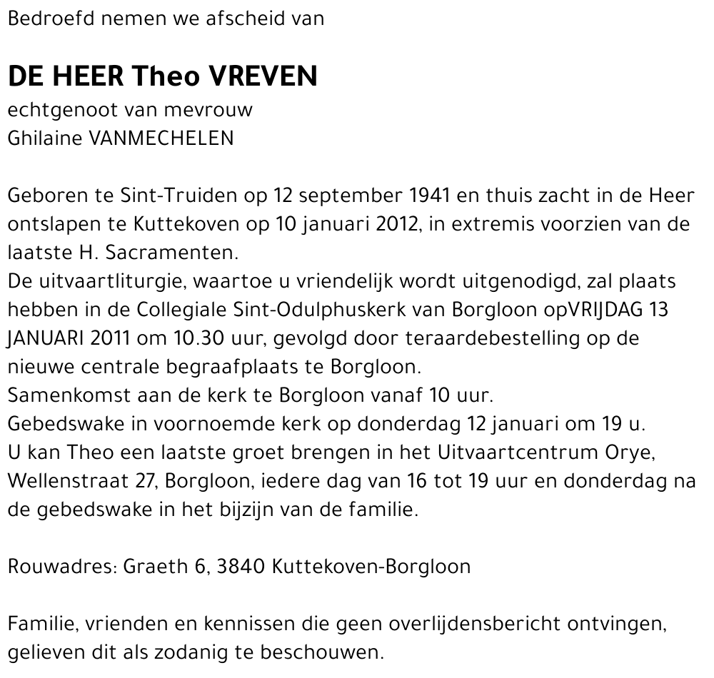 Theo Vreven