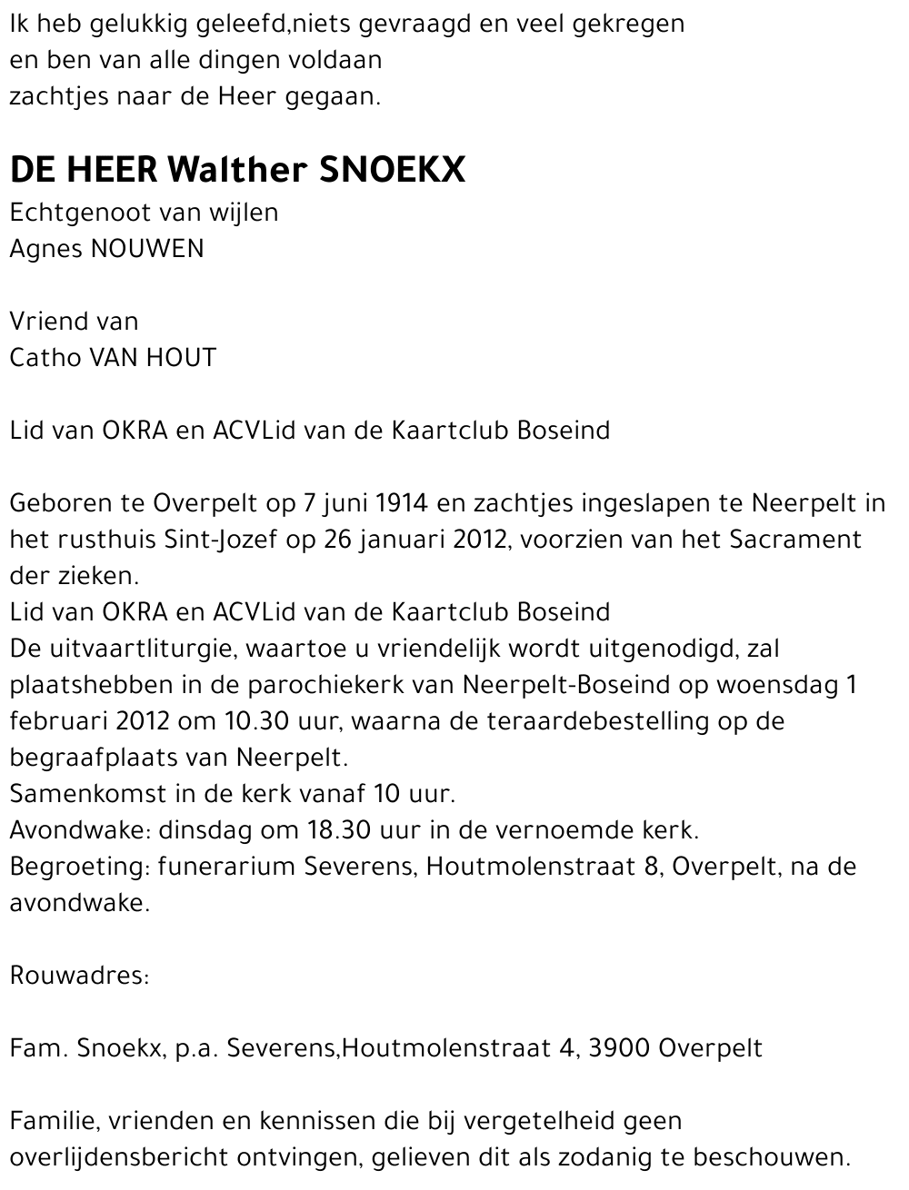 Walther Snoekx