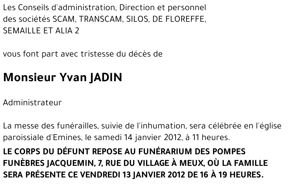 Yvan JADIN