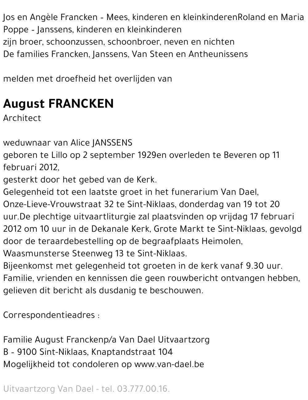 August Francken