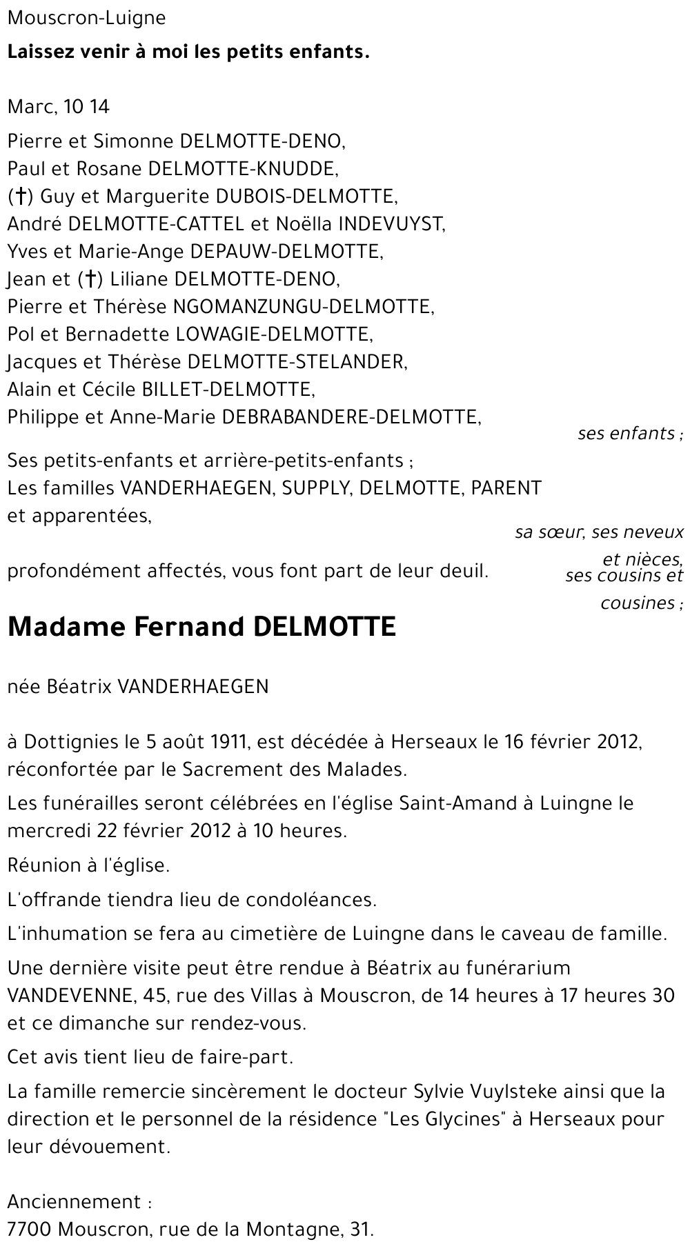 Béatrix VANDERHAEGEN