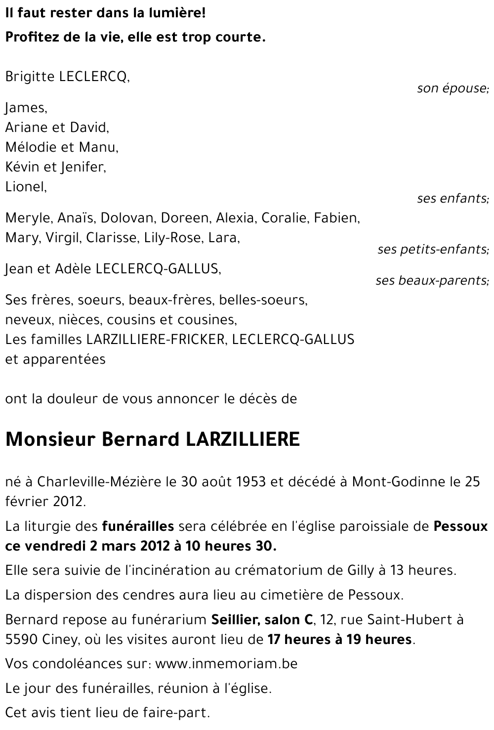 Bernard LARZILLIERE