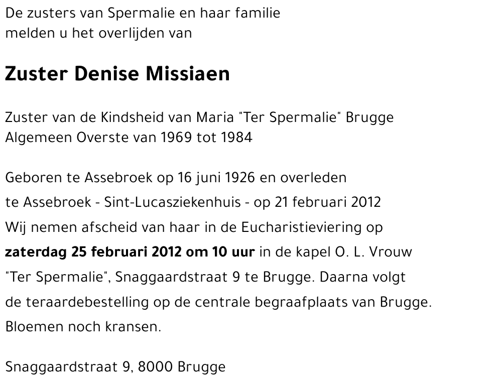 Denise Missiaen