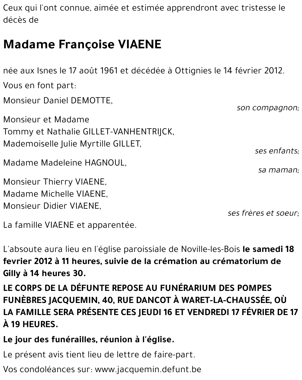 Françoise VIAENE