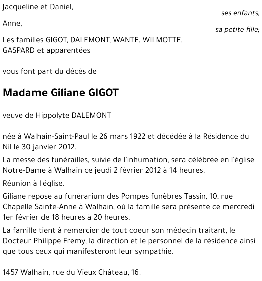 Giliane GIGOT