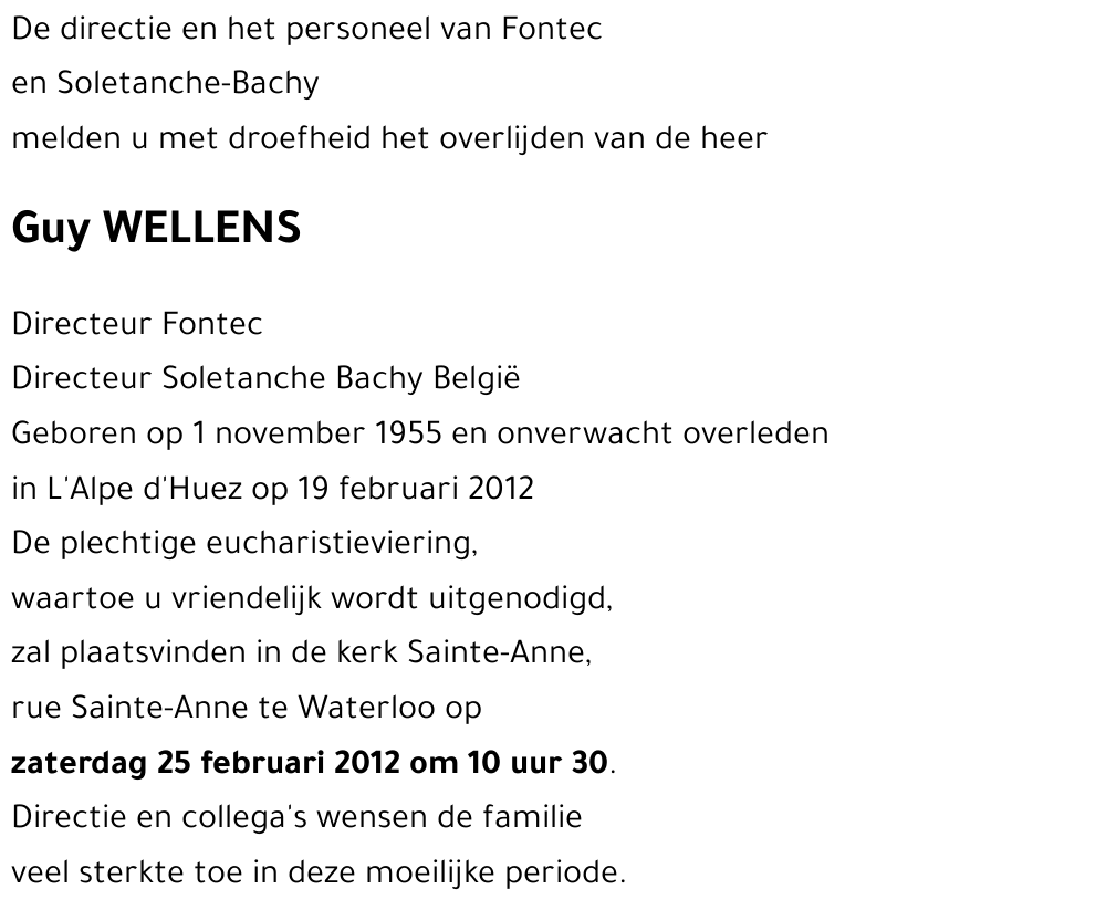 Guy WELLENS