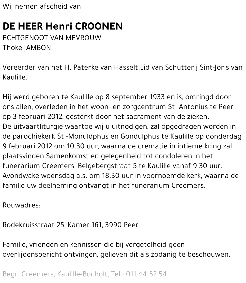 Henri Croonen