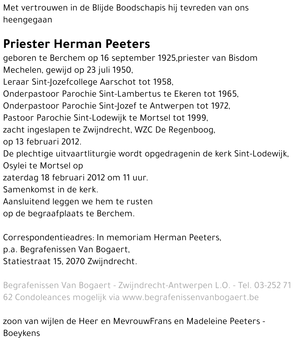 Herman Peeters