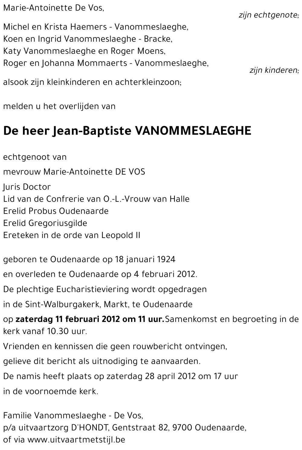 Jean-Baptiste Vanommeslaeghe