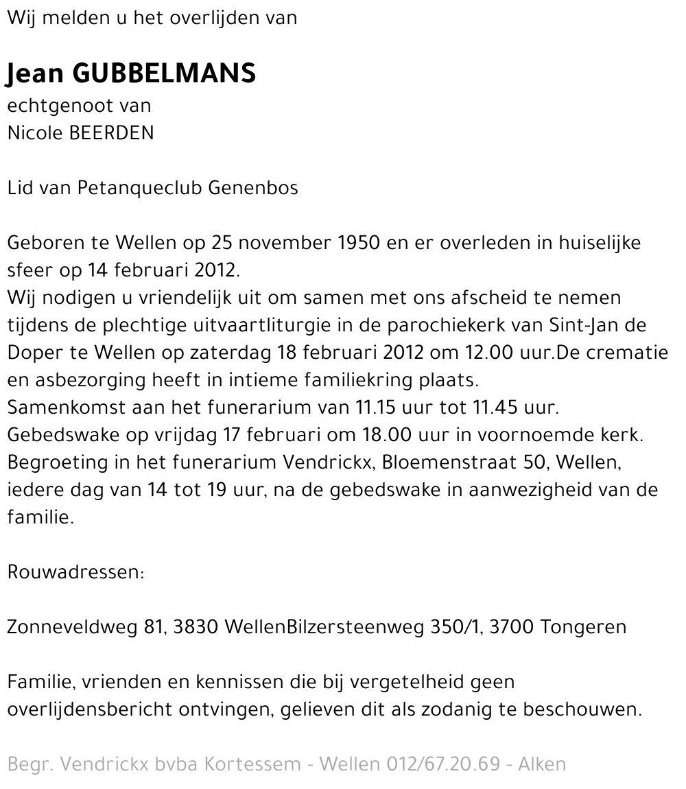 Jean Gubbelmans