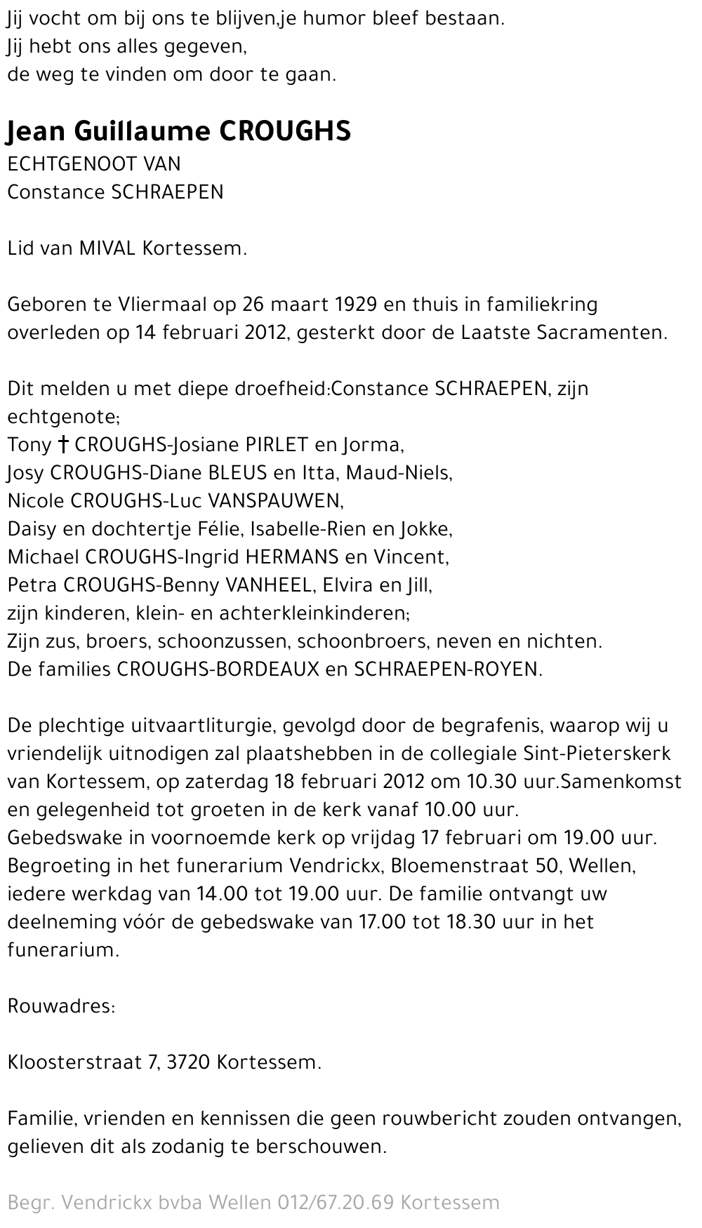 Jean Guillaume Croughs