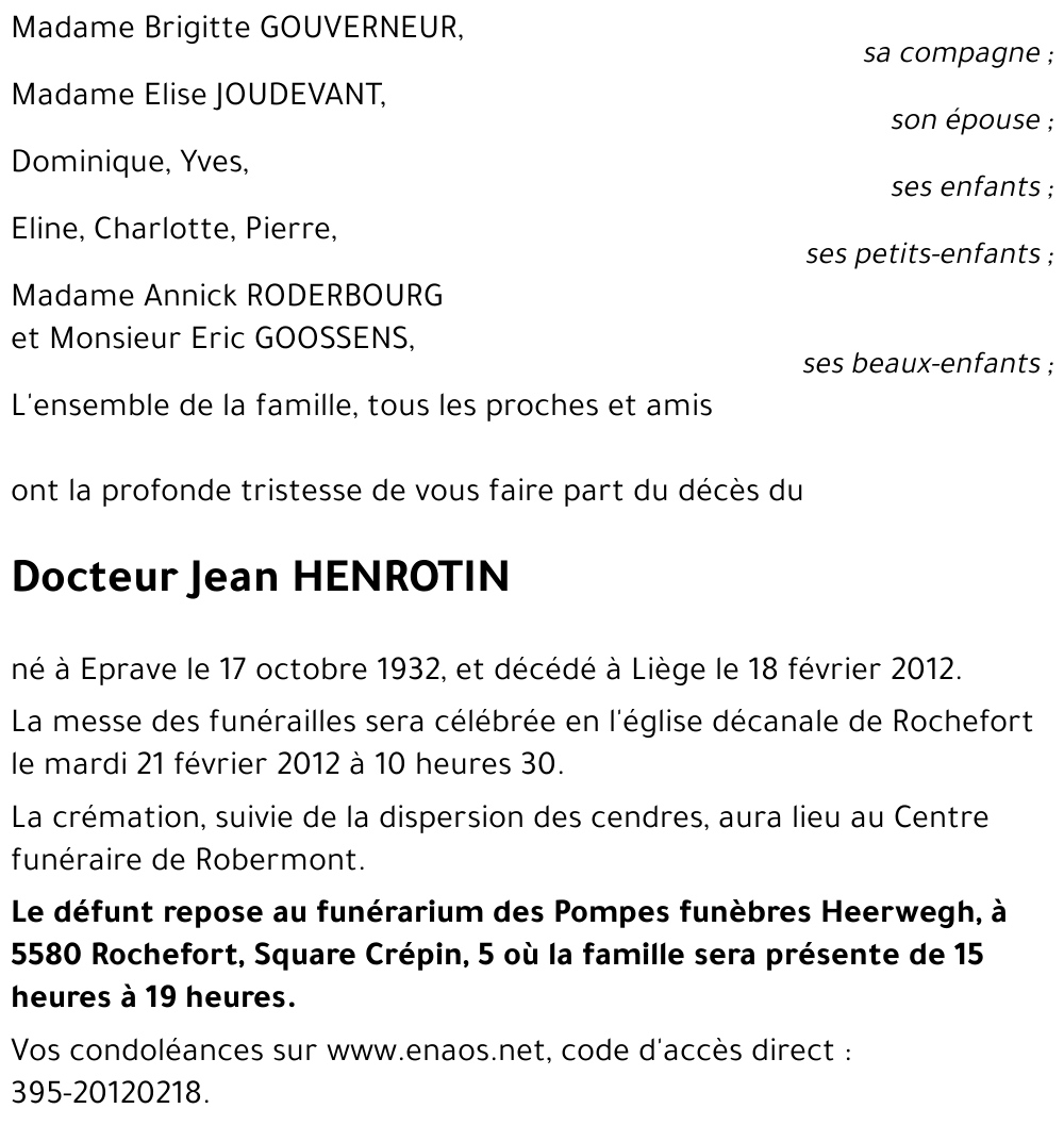 Jean HENROTIN